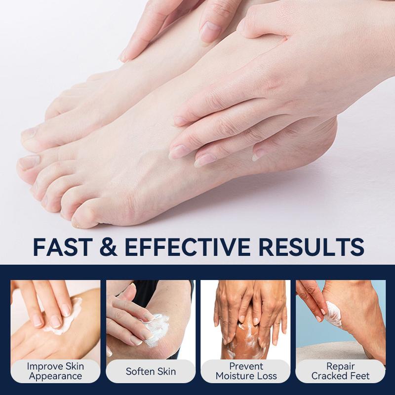 LINKEVAP Intensive Foot Repair Cream 40% Urea 2% Salicylic Acid Deep Moisturizer with Hyaluronic Acid Callus Remover for Soft Feet