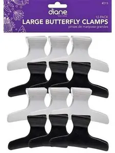 Diane Butterfly Clamps 12-Pack #D13 Diane Butterfly Clamps 12-Pack #D13
