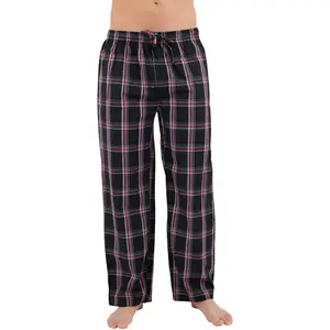 Intimo Men's Woven Knit Cotton Casual Lounge Sleep Pajama Pant Sleepwear Loungewear