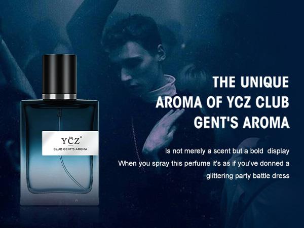 YCZ CLUB GENT'S AROMA Eau de Parfum 50ml Bold Floral Scent for Nightclub Long-Lasting Fragrance 60-Month Shelf Life Ideal Gift for Nightlife Enthusiasts Edp Tester