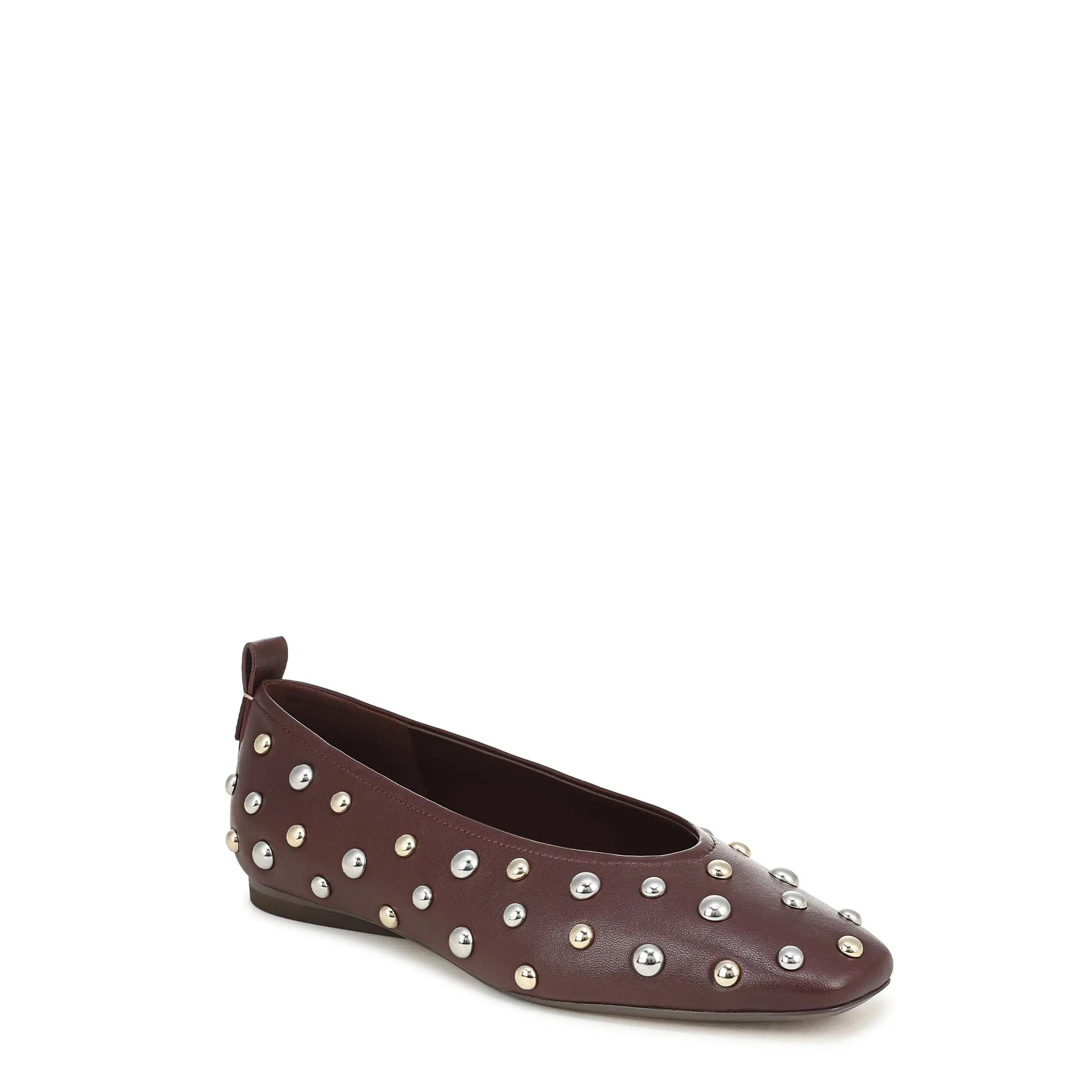 Naturalizer Womens Carla-Stud Ballet Flat - Medium & Wide Width