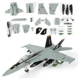 1/72 Scale F/A-18 Hornet Jolly Rogers Quick Build Fighter Jet Model Kit – 36-Piece DIY Military Aircraft with Swing Wings, Opening Canopy and Display Base, Aviation Gift for Kids and Adults