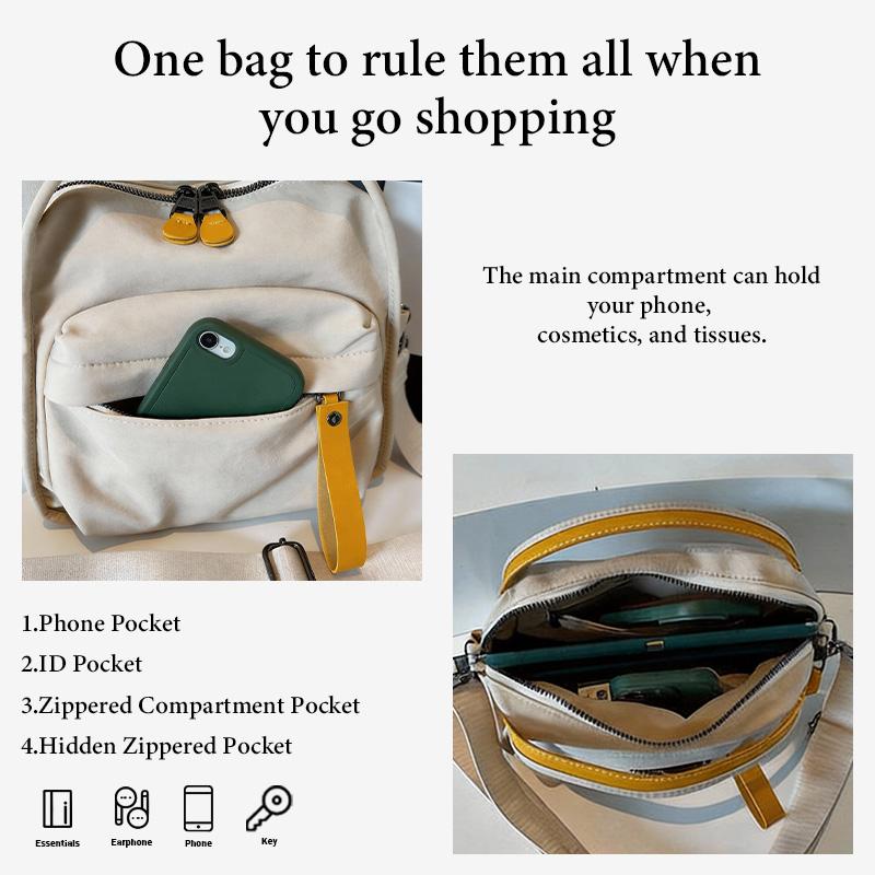 Lightweight Nylon Crossbody Bag for Women – Large Capacity Shoulder Purse with Front Pocket for Daily Use Lightweight Nylon Crossbody Bag for Women – Large Capacity Shoulder Purse with Front Pocket for Daily Use