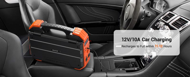 BLAVOR 1600W (Peak 3200W) Portable Power Station with Built-in Solar Panel, 1024Wh LiFePO4 Battery, 100W USB-C Fast Charge, Solar Generator for Home Backup, Camping, Power Outages & RV