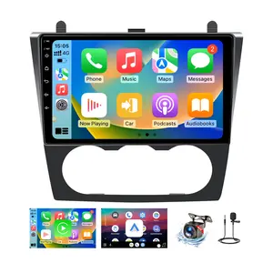 Car Radio for Nissan Altima 2007-2012: Upgrade 9Inch Touch Screen, Wireless CarPlay & Android Auto, Stereo with GPS Navigation, 5G, WIFI, Bluetooth, FM, Backup Camera, SWC, 2+64G