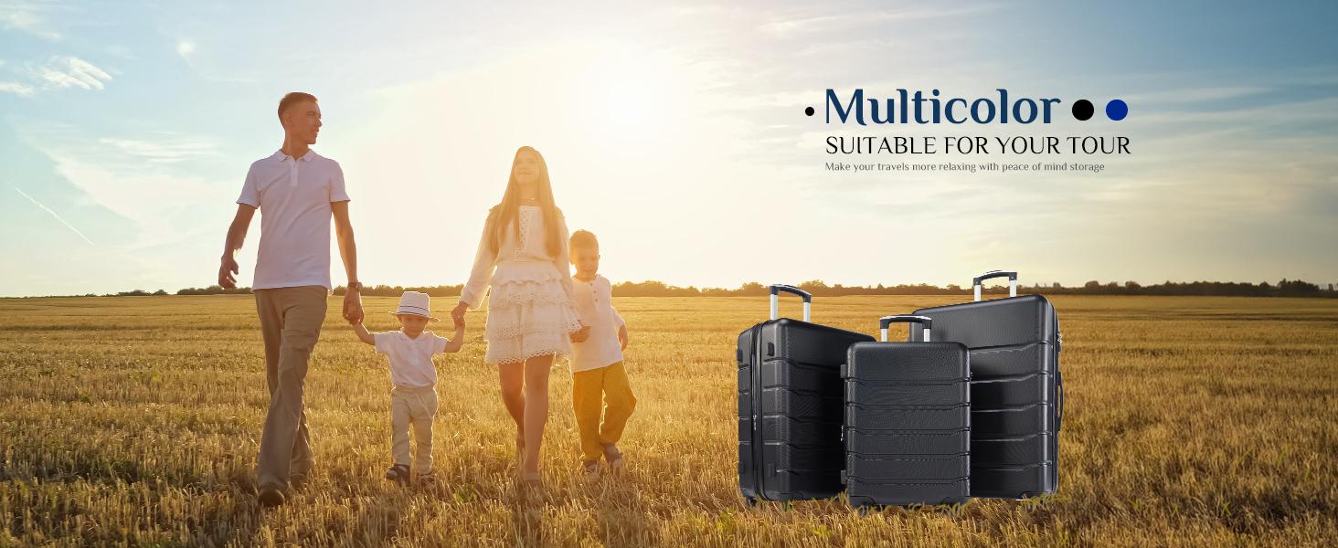 Sweet Furniture S -Luggage 20''/24''/28''Luggage, Hard Shell ABS Suitcase with Double Spinner Wheels, Lightweight Expandable Rolling Luggage with TSA Lock Sweet Furniture S -Luggage 20''/24''/28''Luggage, Hard Shell ABS Suitcase with Double Spinner Wheels, Lightweight Expandable Rolling Luggage with TSA Lock