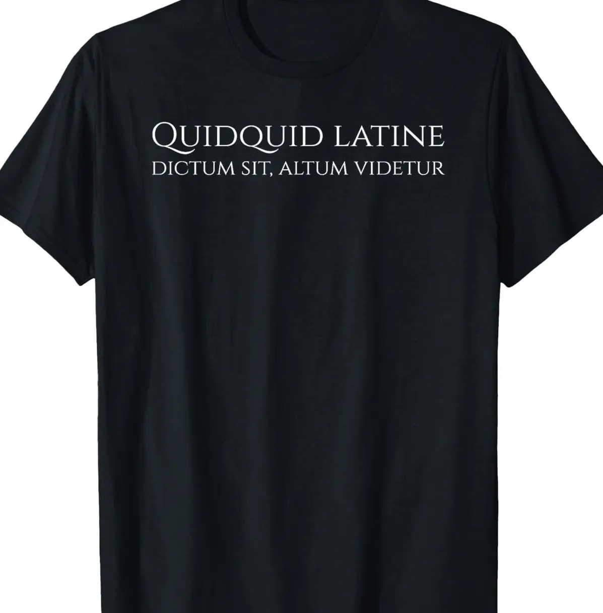 Funny Latin Saying Proverb Ancient Rome Quote Gift T-Shirt