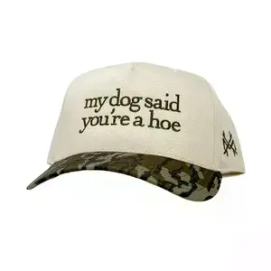 My Dog Said You're a Hoe Funny Trucker Hat – Viral Meme Graphic Adjustable Snapback Cap
