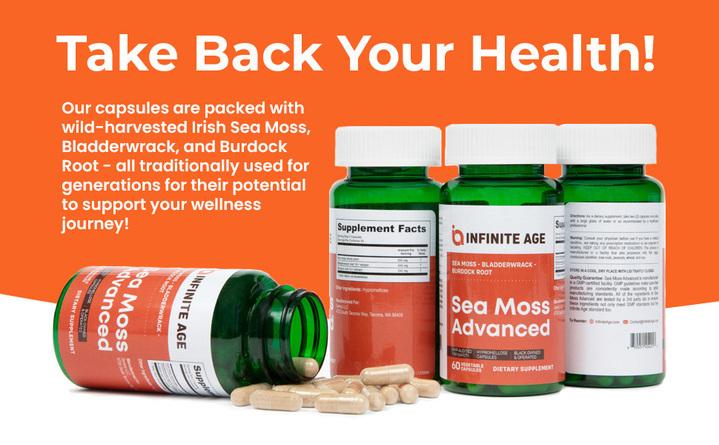 Infinite Age Sea Moss Advanced for Hair and Skin