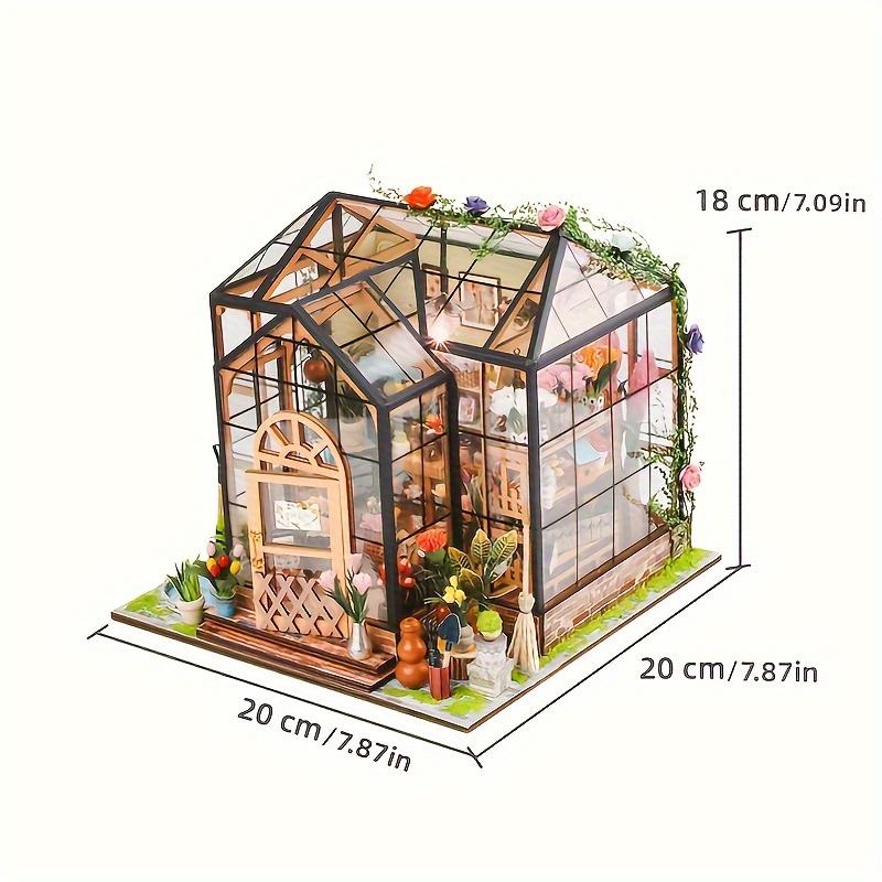 1pc Jenny Flower Room, Diy Cabin House, Building Model, Wooden Toy Model Ornament, Garden Room, Thanksgiving Day Gift