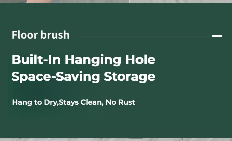 Floor Scrub Brush with Long Handle, 3-in-1 Scrape and Heavy-Duty Stiff Bristle Floor Scrubber Brush with Squeegee for Cleaning Tile Wall Deck Bathroom Patio Garage Kitchen home kit