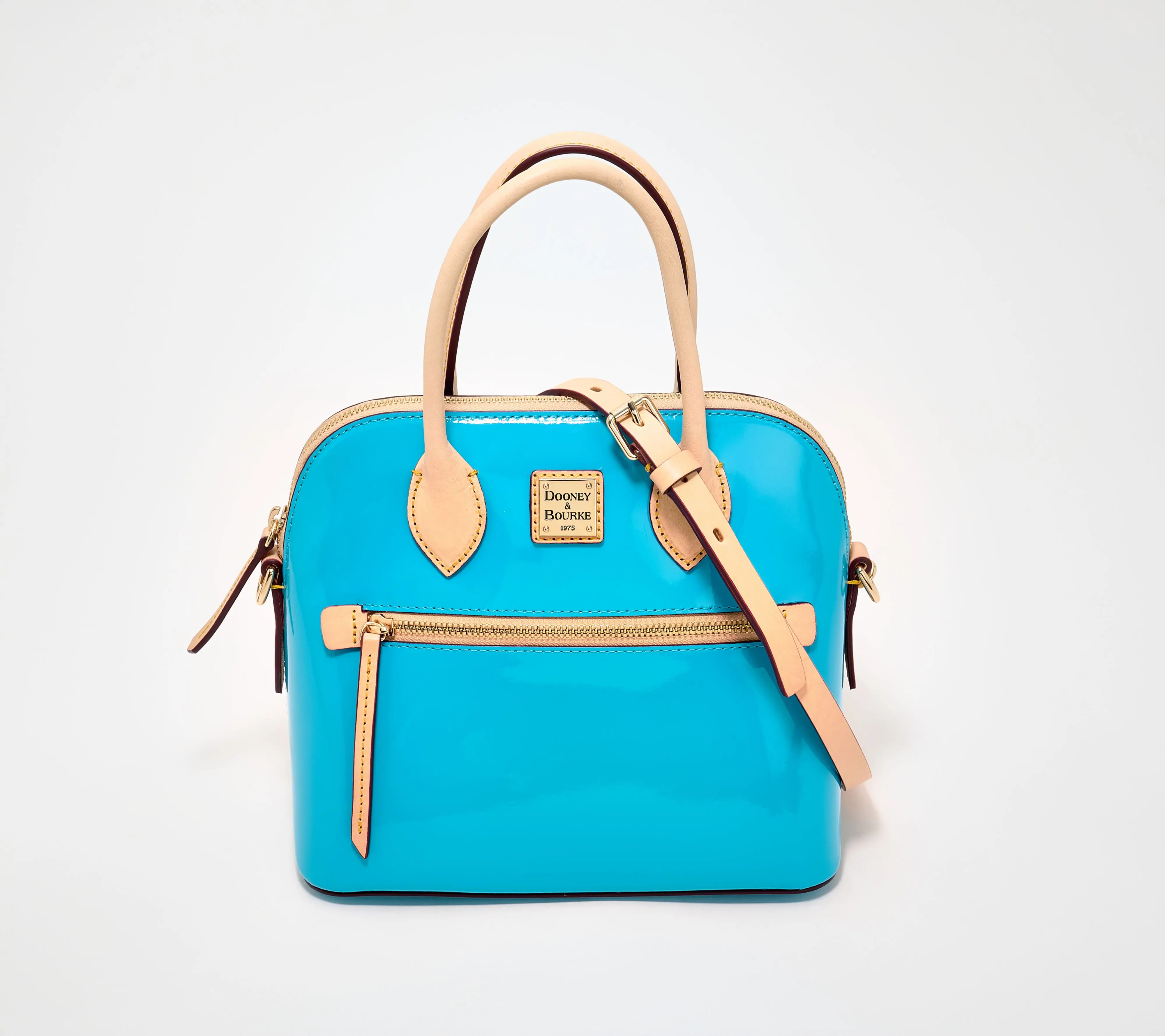 Dooney & Bourke Domed Patent Satchel
