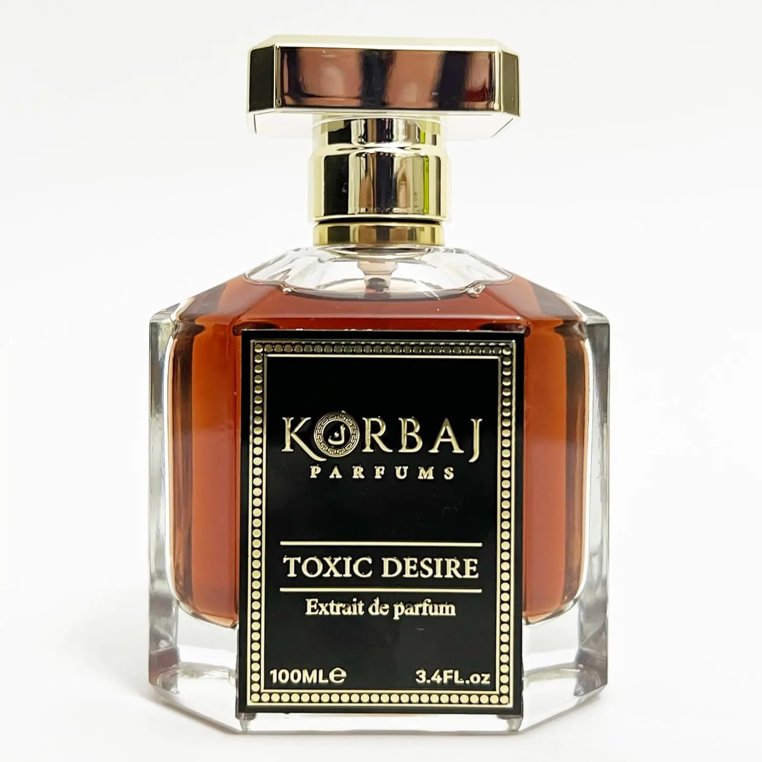 KORBAJ PARFUMS Premium Arabian Perfume Unisex EDP Spray - Fresh & Fruity Notes, Glass Bottles, Single Item, 3.4 Fl Oz 100ml, Exceptional Performance, Vanilla Scents, Unisex Fragrance, Amber & Musk, Adults, Ammonia Free, Long Lasting Perfumes, Perfumes For