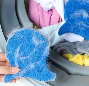 6PCS Pet Hair Remover for Laundry, Washable Laundry Pet Hair Catcher, Removes Pet Hair Lint Dander from Clothes & Bedding