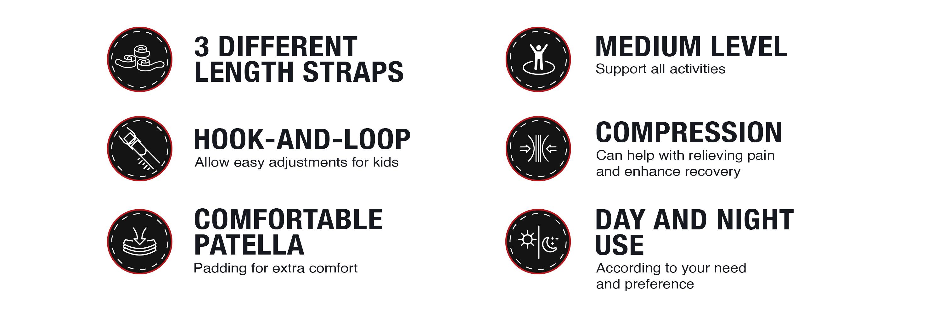 Kids Patellar Strap for Knee Support | Adjustable Fit for Sports, Play & Growing Knees