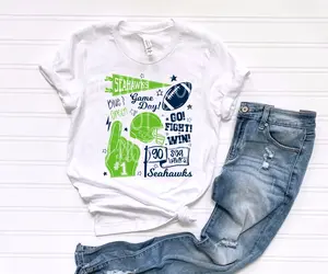 Seahawks Go Fight Win Flag DTF