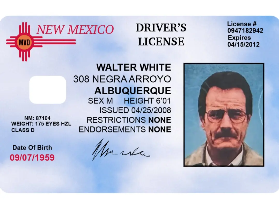 Walter White Credit Card Skin, Funny Credit Card Skin