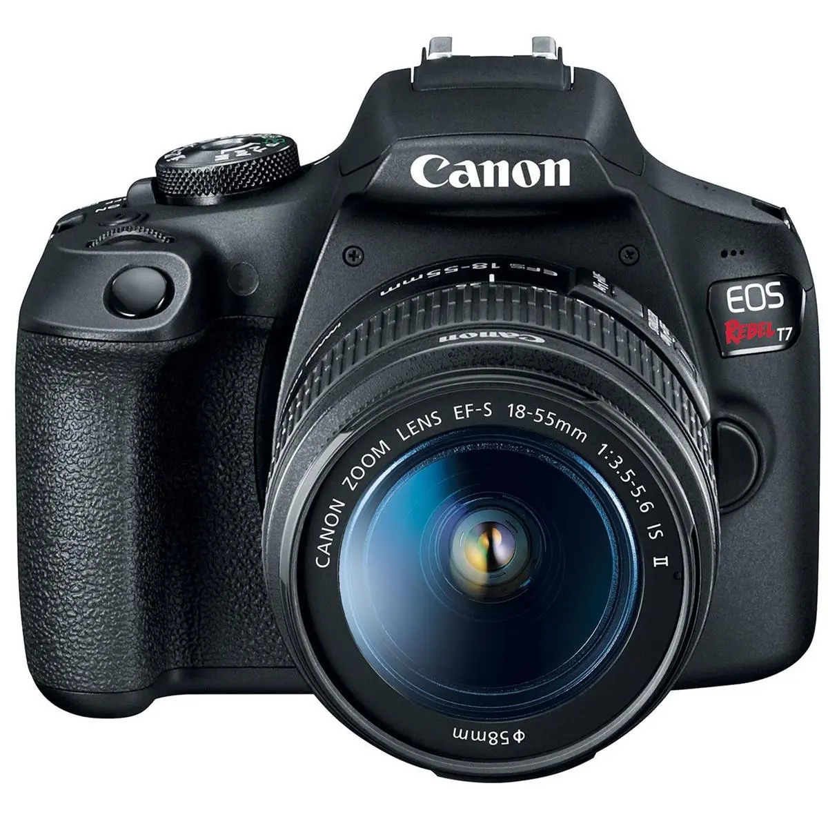 Canon EOS Rebel T7 Compact 24.1MP DSLR Camera with EF-S 18-55mm f/3.5-5.6 IS II Lens, WiFi (Yes), NFC, LCD Monitor, Wi-Fi