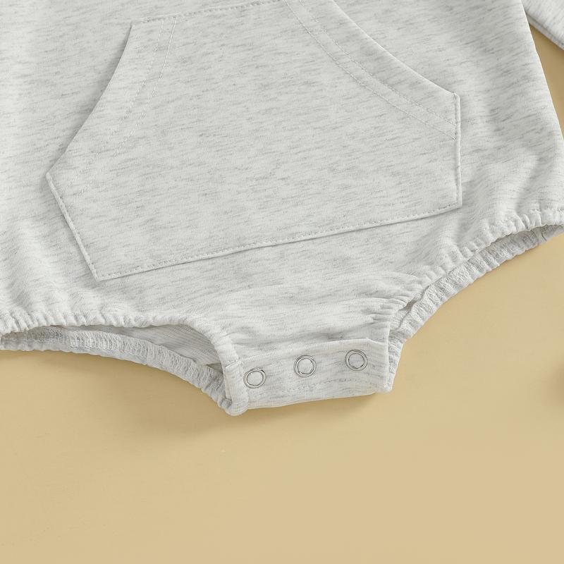 Baby Onesie Newborn Boy Girl Hooded Romper Long Sleeve Front Pocket Solid Color Bodysuit Infant Spring Fall Romper Toddler Outfit Cute Baby Onesie Newborn Boy Girl Hooded Romper Long Sleeve Front Pocket Solid Color Bodysuit Infant Spring Fall Romper Toddler Outfit Cute