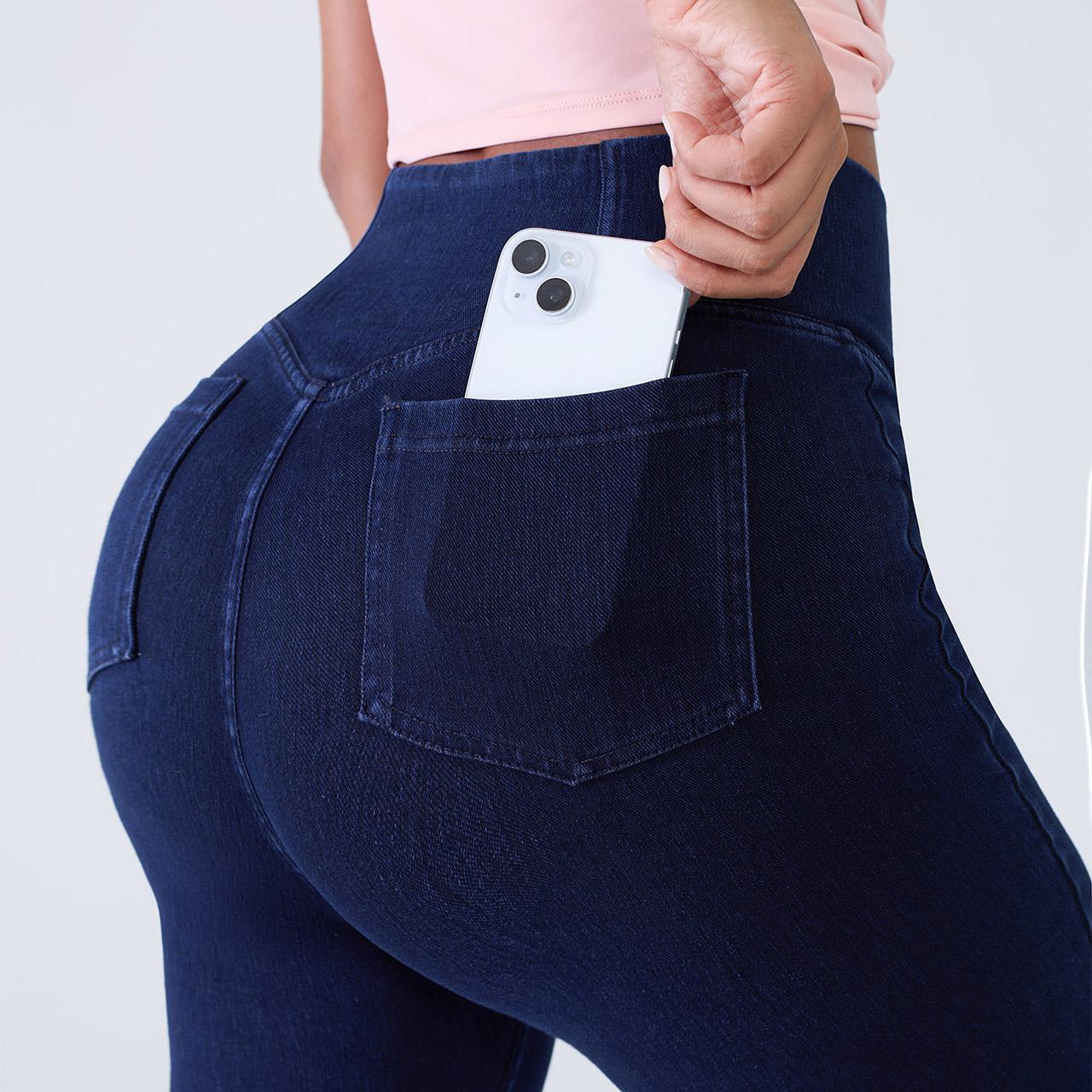 BRX 【Discount for live】LKnit Crossover High Waisted Bootcut Flare Leg Workout Pants For Women-brxl-2