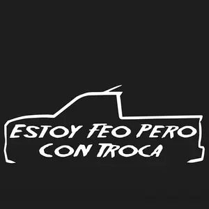Estoy Feo Pero Con Troca Decal