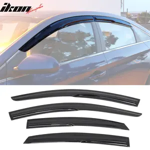 Window Visor for Hyundai Sonata 2015-2019 Mugen Style Smoke Tinted Acrylic