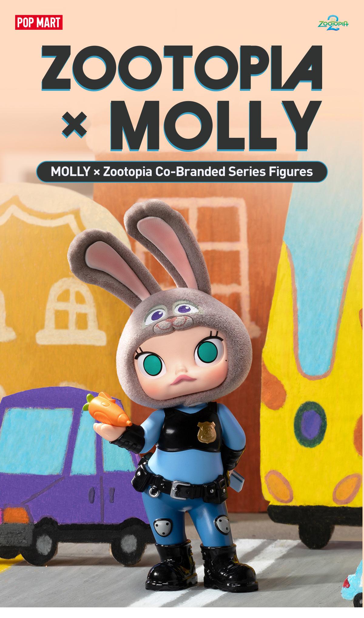 POP MART MOLLY × Zootopia Co-branded Series Figure