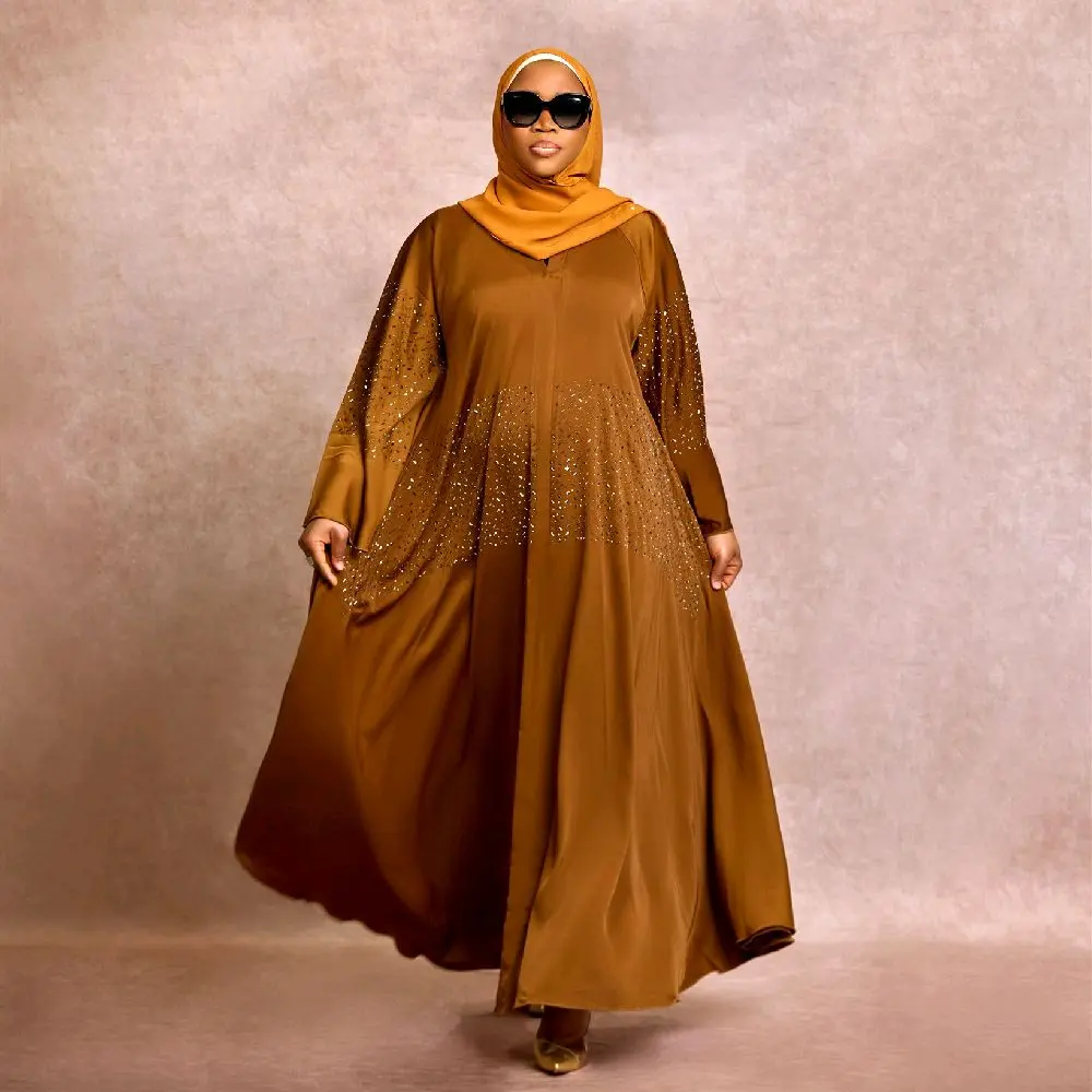 Golden Crescent Abaya