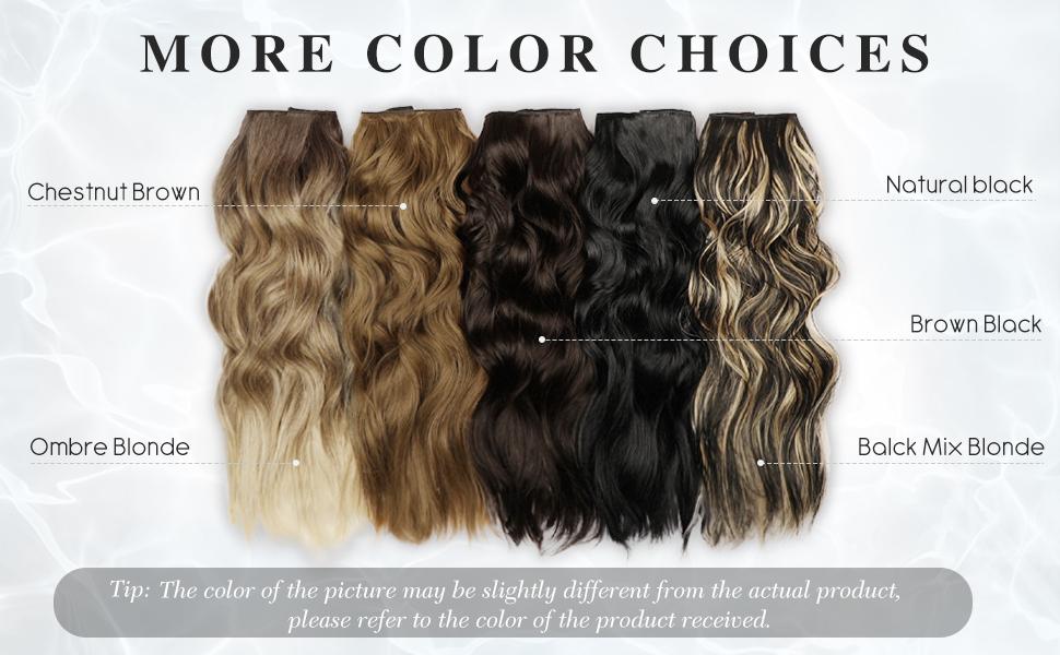 AISI HAIR Invisible Wire Hair Extensions with Transparent Wire clip in Hairpieces for Women Long Curly Wavy Flexible & Adjustable Synthetic Wiglets