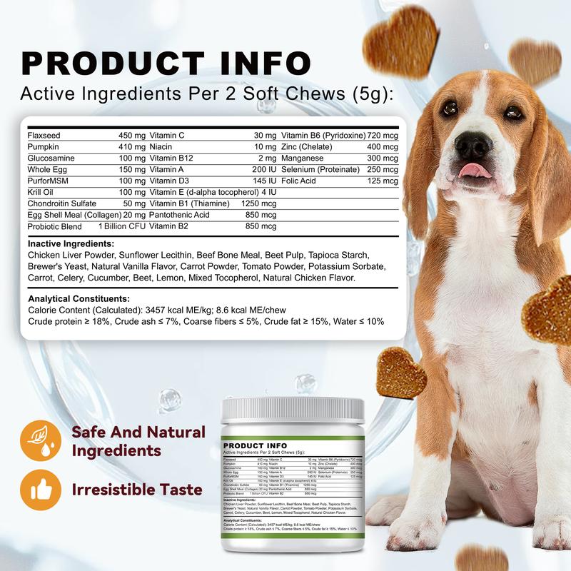 Pet Dog Vitamin Chewable Tablets