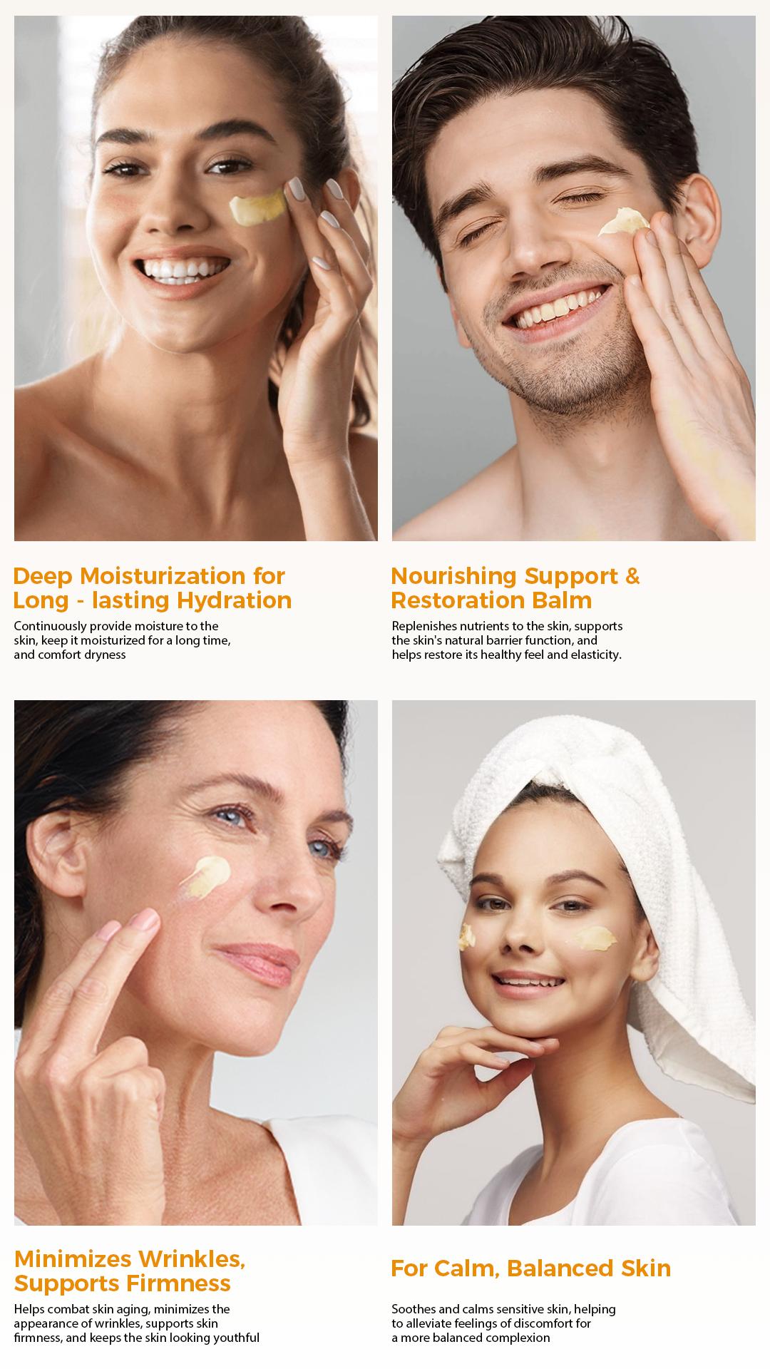 Lopeie Whipped Grass-Fed Beef Tallow Honey Balm - 4 Oz,Moisturizing Cream for Soft, Smooth Skin - Handmade All-Natural Moisturizer - Lavender,hydrating, comfort, moisture boost cream, luminous firming cream, body care, hydrating dry skin