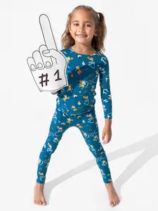 Basketball Pups Bamboo Kids Pajamas