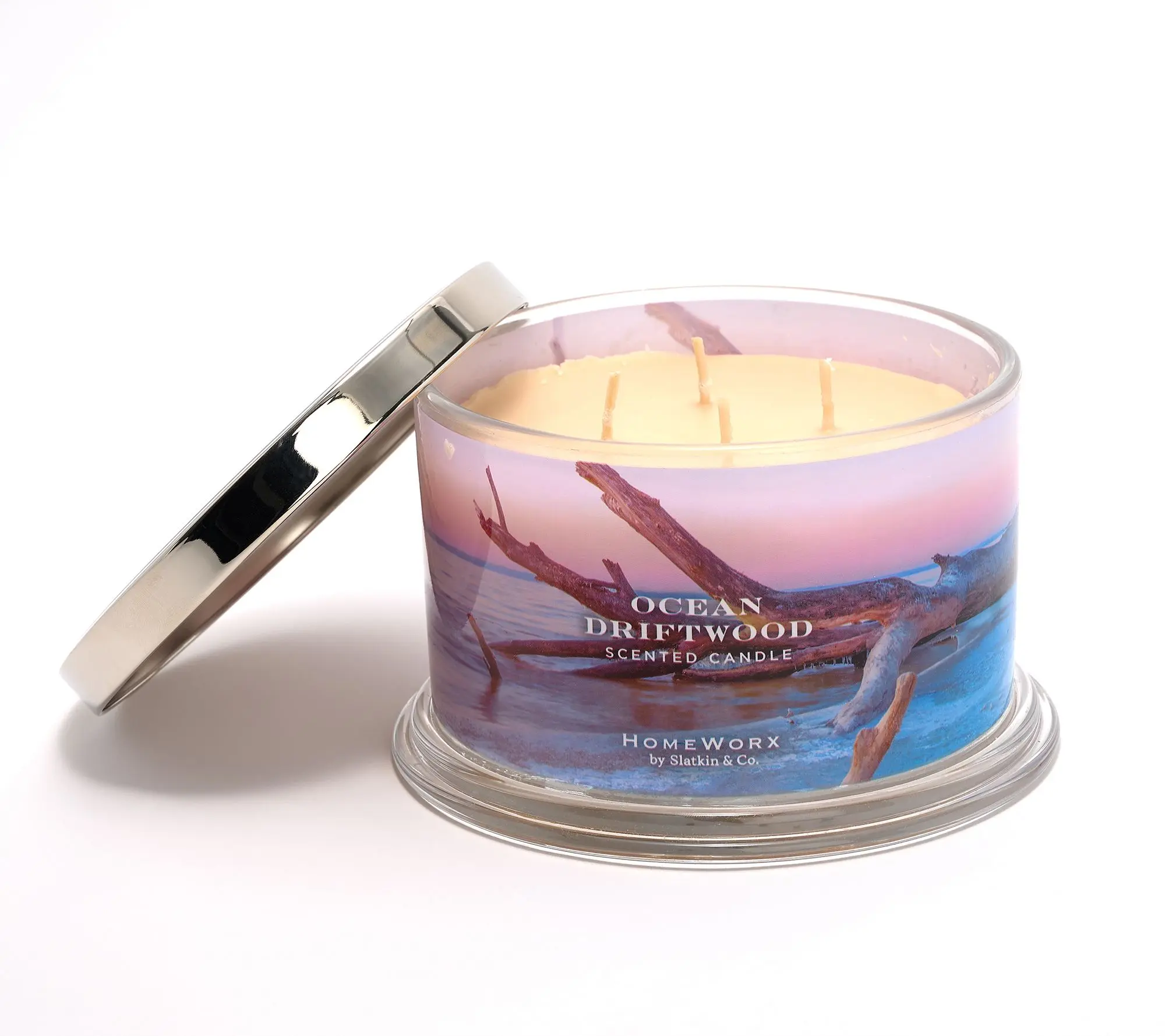 HomeWorx by Slatkin + Co. 18oz Ocean Driftwood Candle