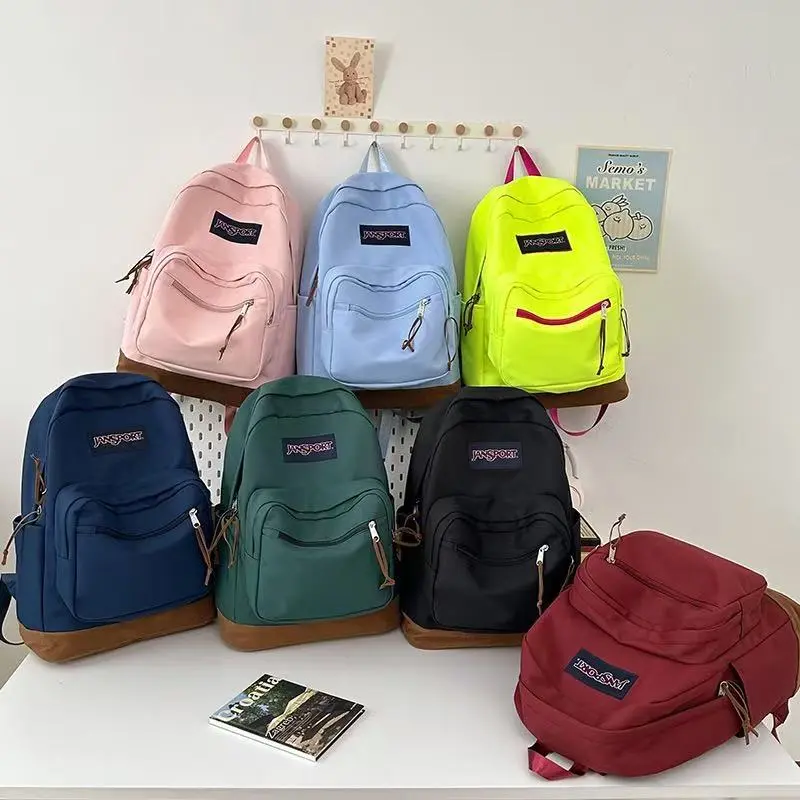 Multi-Color JanSport Unisex Laptop Backpack - School Backpack with Zippers & Padded Back, Classic Campus Life Bag for Middle/High School & College Students, Lightweight Casual Travel Daypack with Side Pockets, Backpacks For School, Recycled Poly
