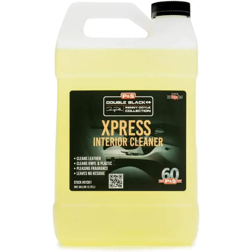 Xpress Interior Cleaner - Car Detailing Chemicals, Safe for Leather, Vinyl, Plastic & More, Removes Dirt, Grease & Oil, No Residue, Fresh Scent, No Dilution Needed, Ready-To-Use Car Upholstery Cleaner