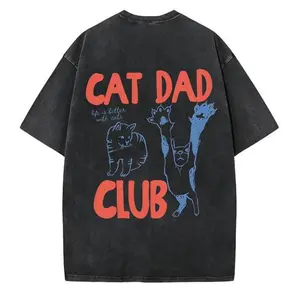 Cat Dad Shirt, Cat Dad Tee, Comfort  Cat Dad Club TShirt, Back Design Tee Funny Cat Shirt, Cat Lover, New Cat Dad Shirt, Pet Parent