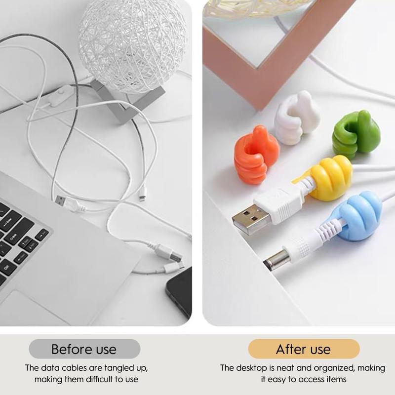 50-Pack Fun Self-Adhesive Thumb Wall Hooks & Cable Organizers Silicone No-Drill Damage-Free Flexible Durable Vibrant Color Mix for Home Office Storage 50-Pack Fun Self-Adhesive Thumb Wall Hooks & Cable Organizers Silicone No-Drill Damage-Free Flexible Durable Vibrant Color Mix for Home Office Storage