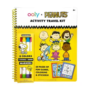 OOLY x Peanuts Activity Travel Kit & Double-Ended Markers OOLY x Peanuts Activity Travel Kit & Double-Ended Markers