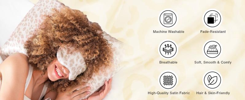 Kitsch Satin Pillowcase in Leopard