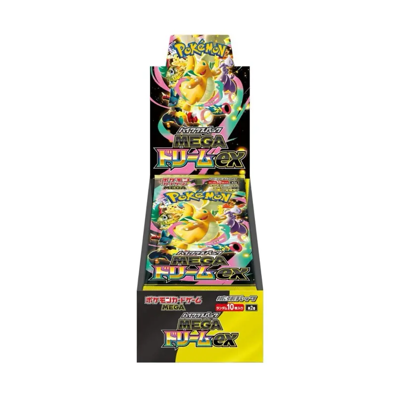1x JPN Mega Dream ex Booster Box (SAR = 3 FIRE)