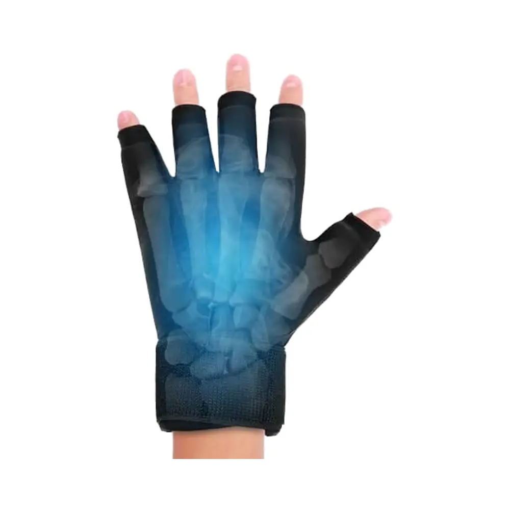 ComfortCare Gel Wrist Ice Pack Wrap - Hot & Cold Dual Therapy Healthcare Accessories, Wrist/Thumb/Hand Support, Arthritis Relief, Carpal Tunnel Aid, Microwaveable & Freezer Safe Medical Tool