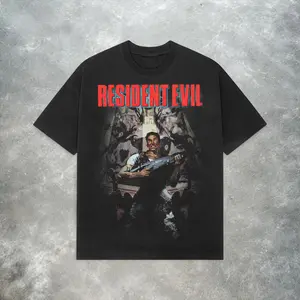 Resident Evil Tee: Y2K Vintage Horror Game Shirt