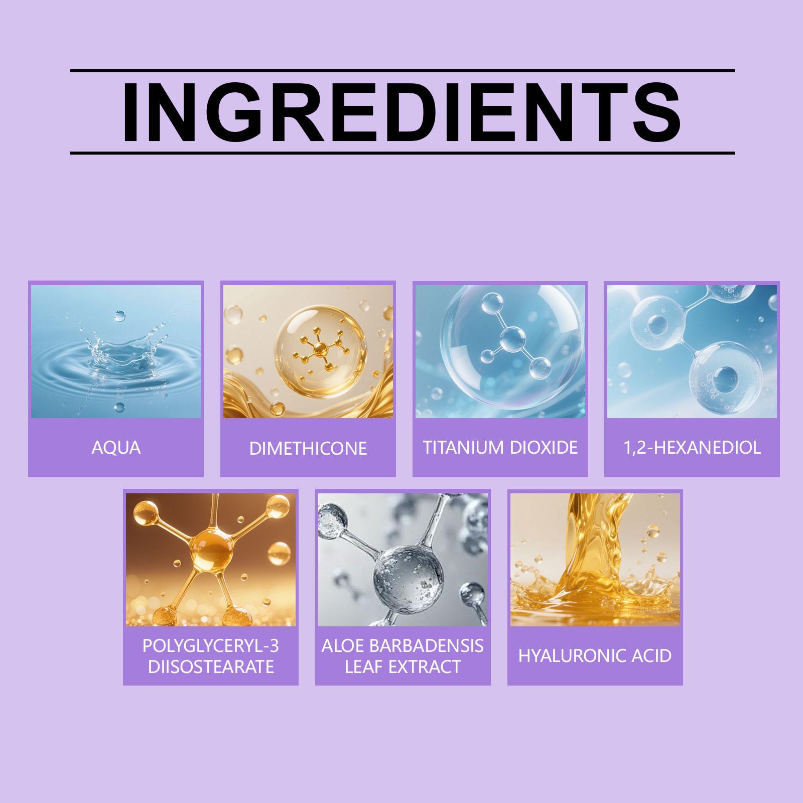 Natural-Tone Hydrating BB Cream — Lightweight, Moisturizing, Matte, Translucent; Portable; Suitable for Oily and Dry Skin