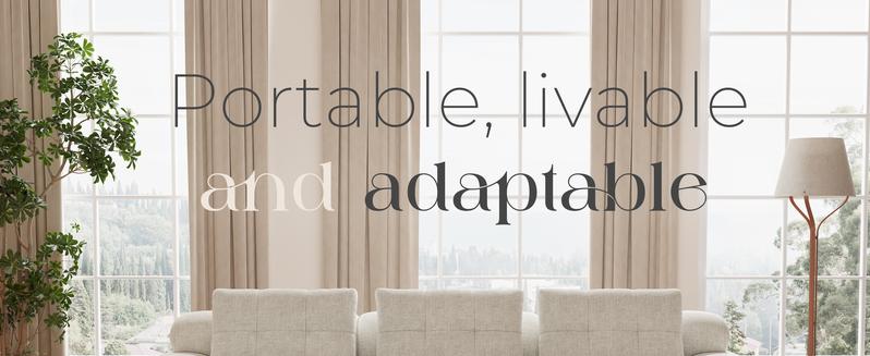 [New Year Deals] 112'' Modular Sectional Sofa Couch with Chaise, Full-Foam Structure, Compression Packaging Design, Woven Texture Upholstery, Oversized Modern Sofa for Living Room,Christmas Gifts for the Whole Family: Husband & Wife, Mom & Dad