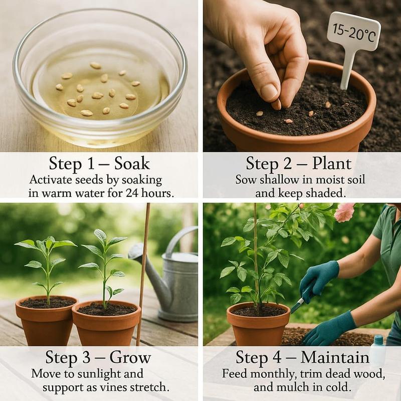 200+ Rose Seeds | Perennial Flower Seeds for Home Gardens & Outdoor Planting