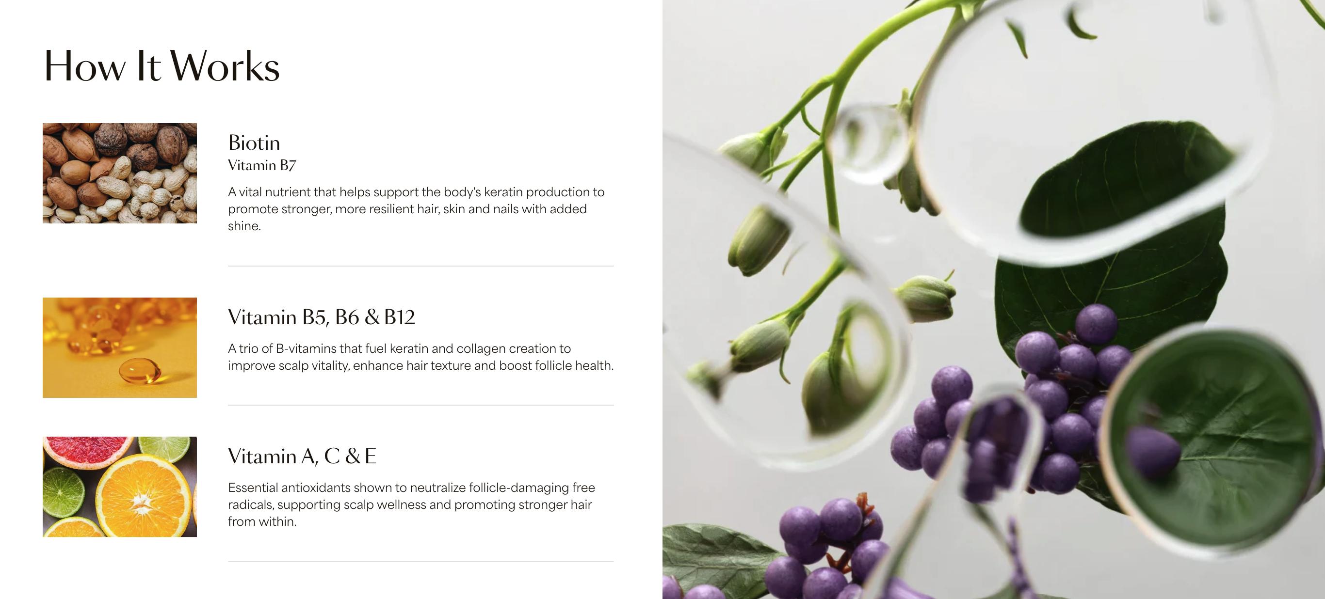 Vegamour GRO Biotin Gummies for Hair Wellness®