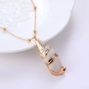 Ocean Conch Shell Pendant NecklaceSummer Beach Shell Necklace