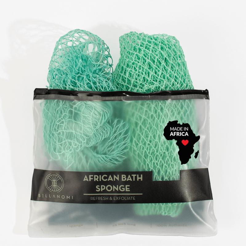 Bellanomi Face & Body African Exfoliating Net Sponge Duo – Mini Face + Full-Length Body Sponge (2-Pack) for Smooth Skin Bellanomi Face & Body African Exfoliating Net Sponge Duo – Mini Face + Full-Length Body Sponge (2-Pack) for Smooth Skin