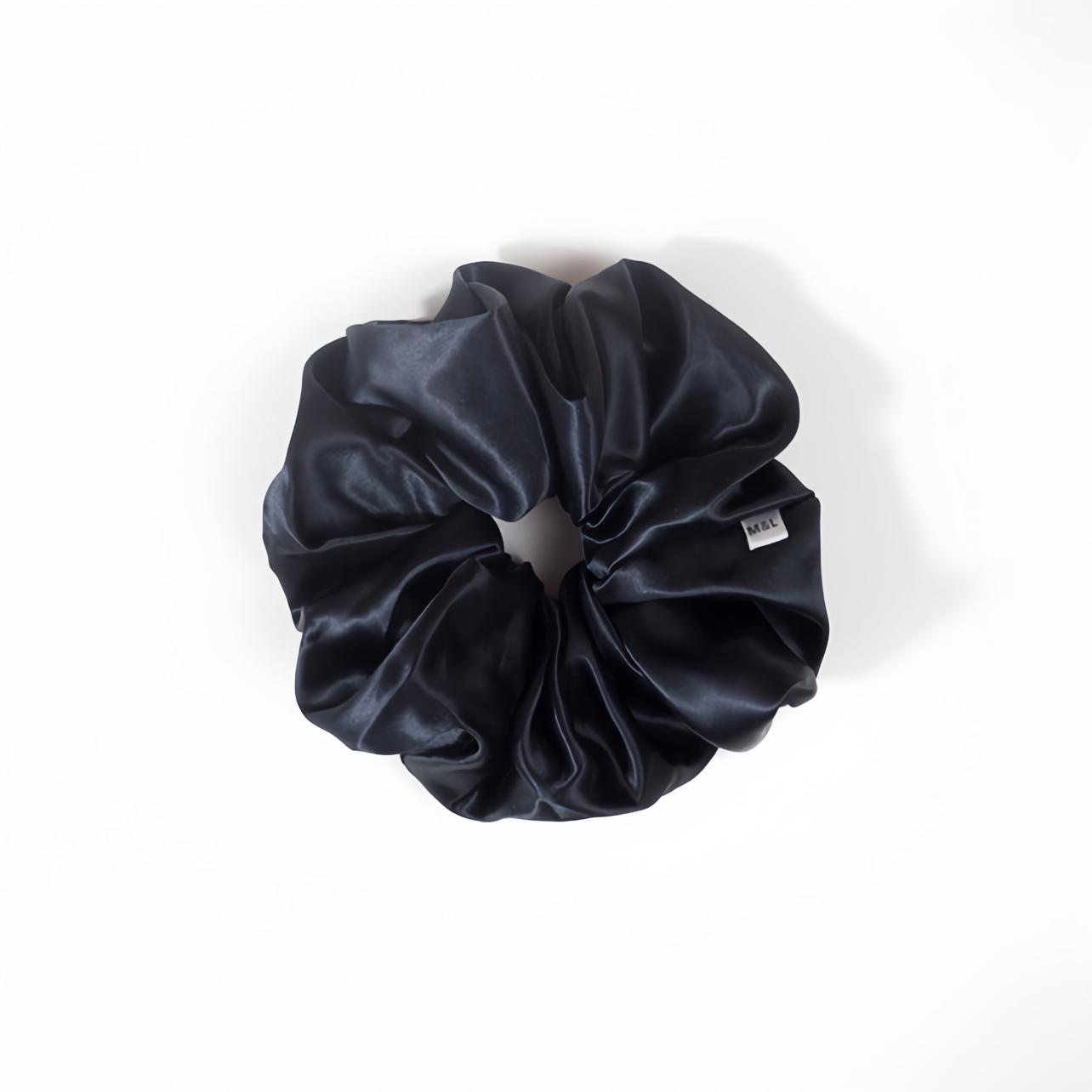 Handmade vintage style 100% high quality super soft luxurious natural silk oversized xl scrunchie