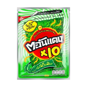 Tawandang Crispy Roasted Seaweed Snacks - Original Flavor, 10 Sheets, 50g - Authentic Thai Nori Snack for Salty Cravings